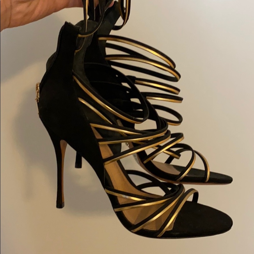 Schutz strappy high heels